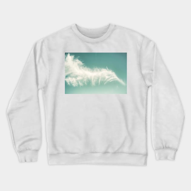 Feather Cloud Crewneck Sweatshirt by Debra Cox 